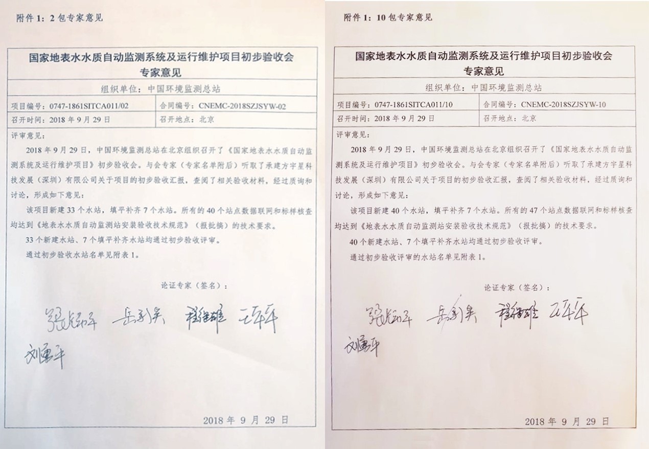 “高标准、严要求”—腾博会环境全资子公司宇星科技顺利通过国家水站项目初验