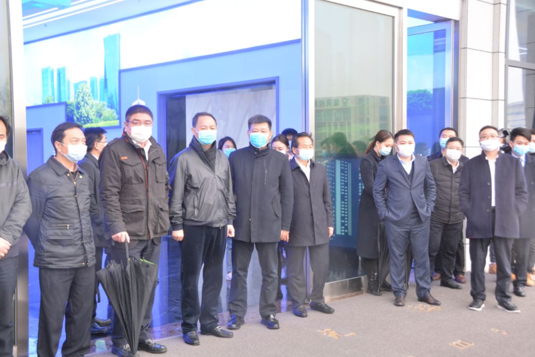 长沙市委副书记、代市长郑建新一行调研腾博会环境长沙中联产业园